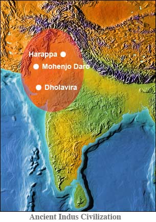 Map of Indus Valley