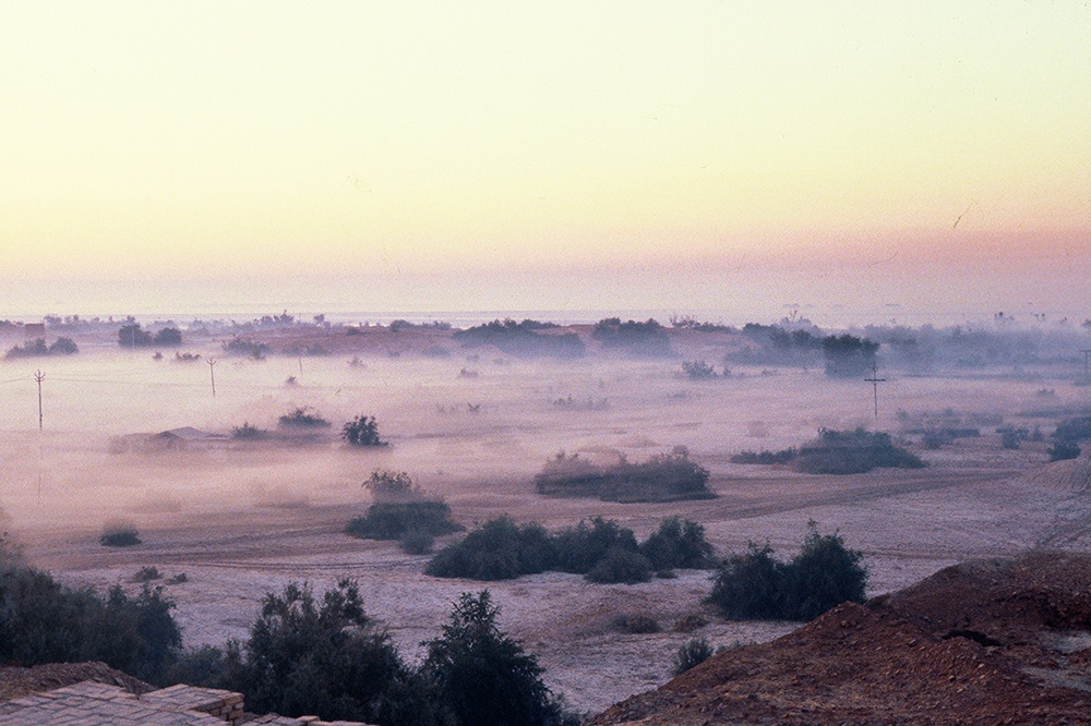 Mohenjo-daro Lower Town in the mist