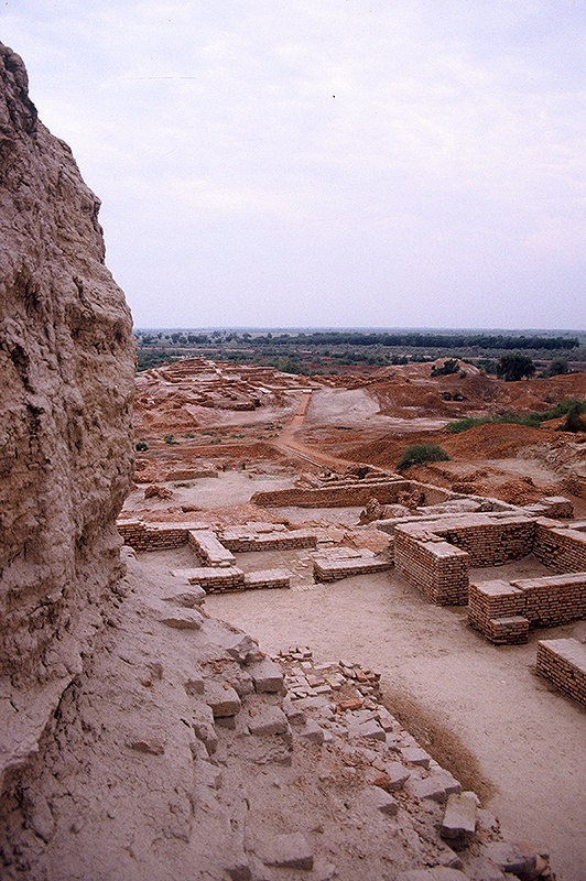 Mohenjo-daro, L Area as seen from the Stupa Mound