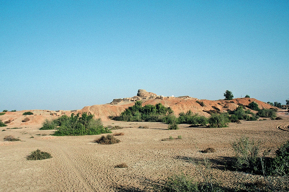 Mohenjo-daro "Citadel" Mound and Stupa