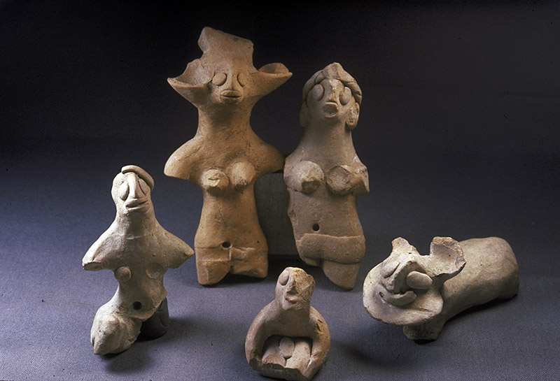 A group of terracotta figurines from Harappa | Harappa
