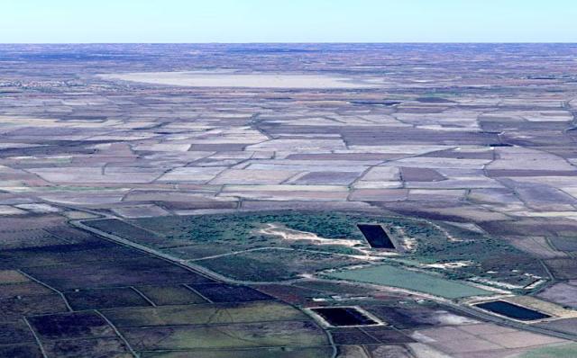 Google Maps image of Lothal with surrounding countryside. 