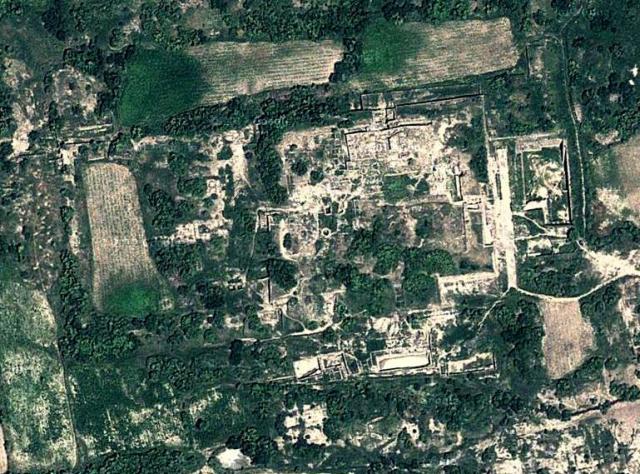 The site is about 100 hectares surrounded by agricultural fields. 