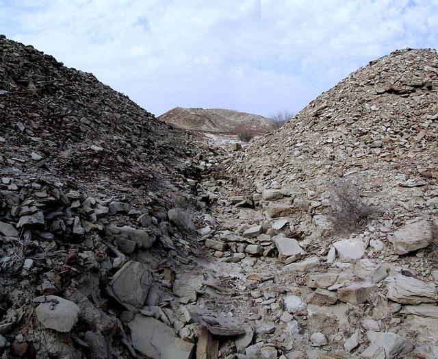 Narrow passage of ‘gateway’ leading to the ‘citadel’.