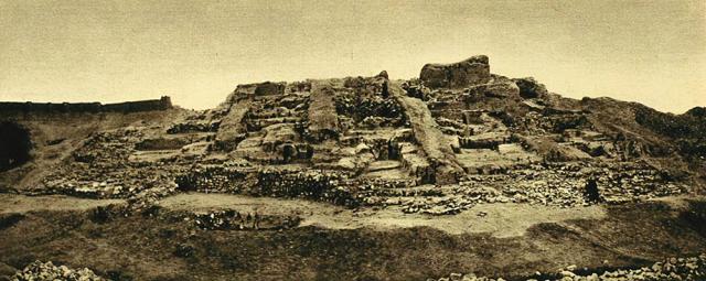 The Kot Diji Mound, during excavation