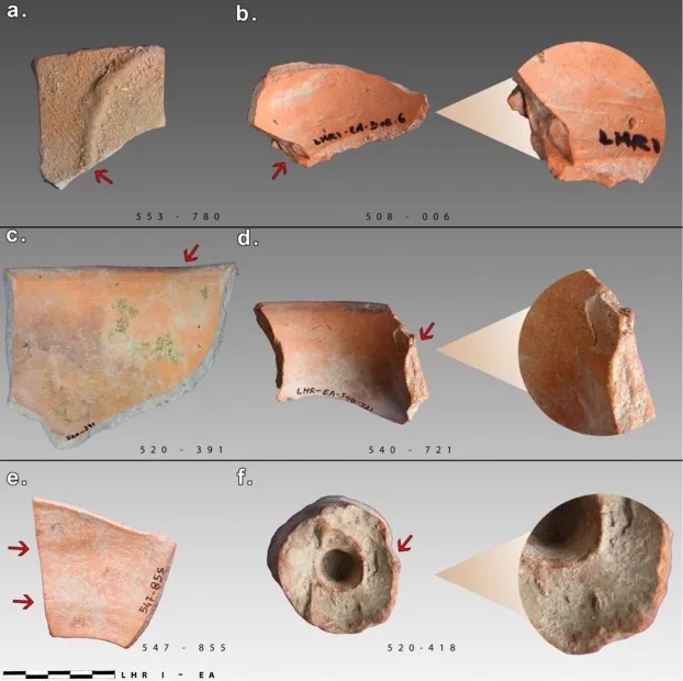 Indus wheel fragments