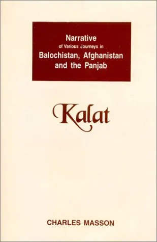 Charles Masson book on Balochistan, Afghanistan, and the Punjab