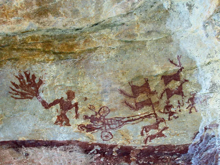 Rock paintings from Madhya Pradesh