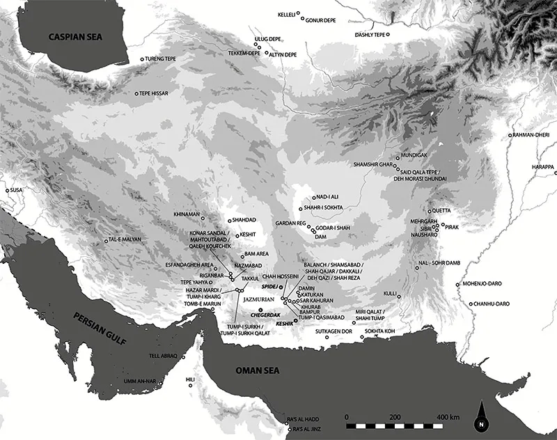 Ancient Iran map