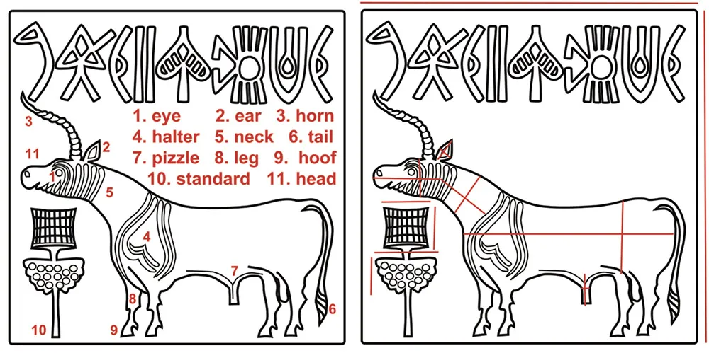 Stylistic and Metric Attributes used in Formal Analyses of Unicorn Seals