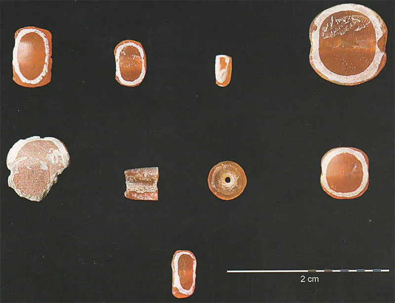 Carnelian beads