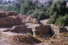 Mohenjo-daro, Eroded face of Granary