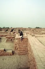 Mohenjo-daro, Western Staircase, House I, HR area