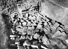 Mohenjo-daro Collapsed Brick Wall