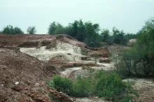 Mohenjo-daro, UM Area, Massive Mud Brick Platform and Fired Brick Sizes