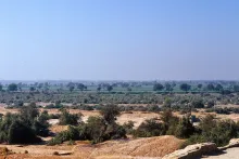 Farmlands to the west of Mohenjo-daro