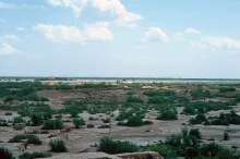 Mohenjo-daro, The Indus River and lower town