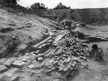 Fired Brick on Mound, Mohenjo-daro