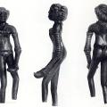 Three views of Mohenjo-daro artifact 