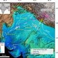 Topographic map showing northwestern India and Pakistan