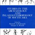Studies in the Archaeology and Paleoanthropology of South Asia 