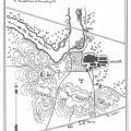 Drawn diagram of the ruins of Harappa