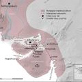 Excerpt from map of the Indus Civilization showing archaeological sites