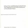 Urban Form and Meaning in South Asia by 