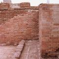 Mohenjo-daro, Lower ledge inside the Great Bath, SD Area, southern edge, looking east
