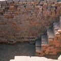 Mohenjo-daro, Stairs leading to the second storey, DK-G Area