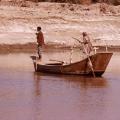 Ferry boat on the Indus River near Mohenjodaro