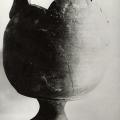 Incomplete vase with pedestal base from Mound AB