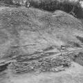 Fallen Fired Brick on Mound, Mohenjo-daro 